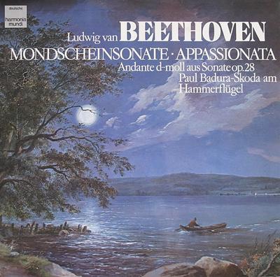 LP Record PAUL BADURASKODA Beethoven Mondscheinsonate Appas 1C06599769 Deutsche Harmon Germany Classical Used