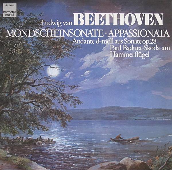 

LP Record PAUL BADURASKODA Beethoven Mondscheinsonate Appas 1C06599769 Deutsche Harmon Germany Classical Used