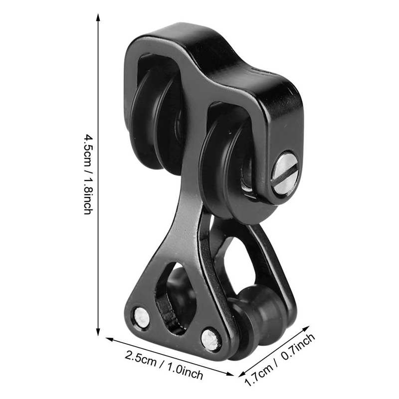 Aluminiumlegierung Bogenschießen Compoundbogen Kabelgleiter Seilteiler Rollgleiter 5