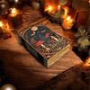 Moon & Mushroom Vintage Diary – Handmade Locking Journal