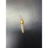 Used Feather Pendant Top Silver Gold