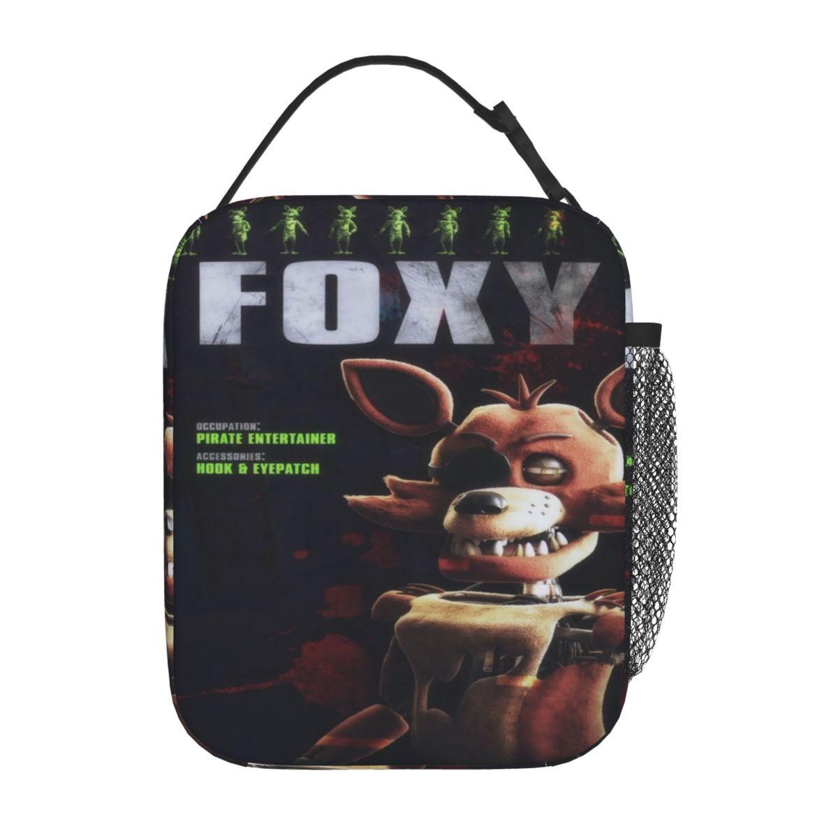 Geïsoleerde Lunchtassen FNAF At Freddys Product Lunchcontainer Mode Thermische Koeler Lunchbox Voor Buiten Option 1