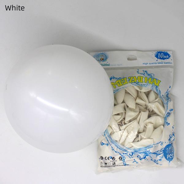 10-Inch Retro Transparent Wedding & Birthday Balloon Set