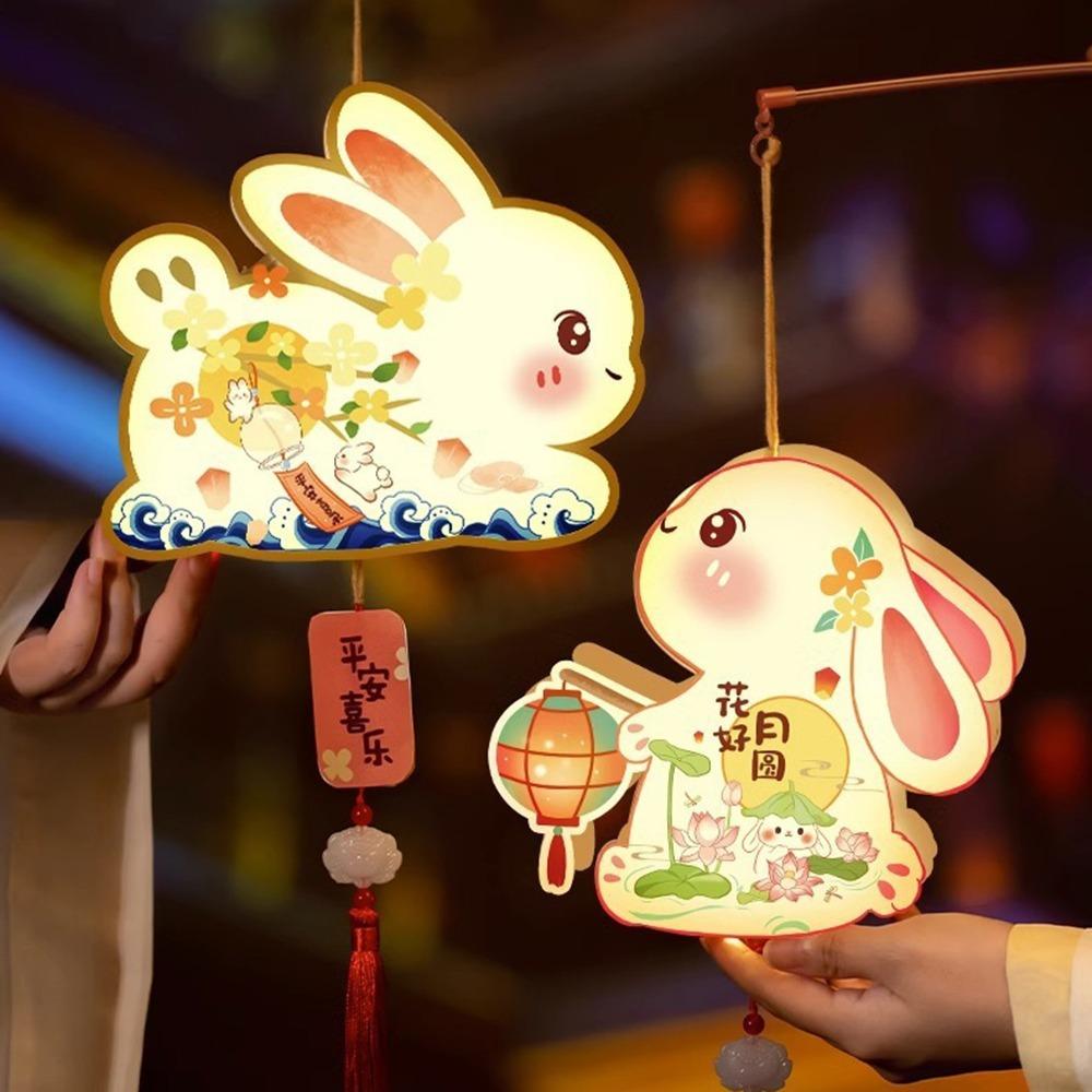 Chinese Middle Autumn Festival Lantern Waterproof Ancient Style Handheld Lantern  Cultural Event