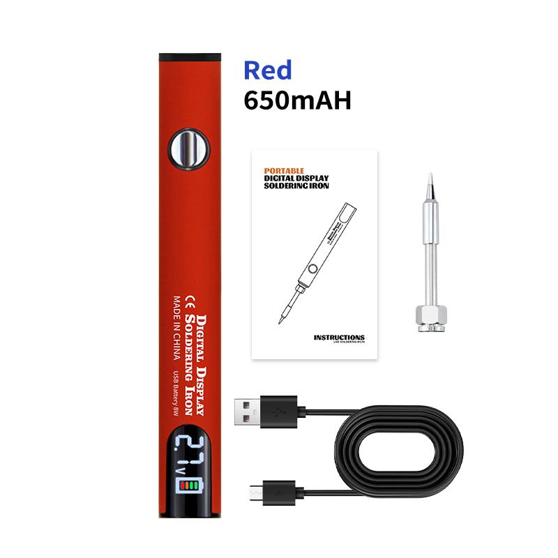 Portable Mini Digital Display Soldering Iron, USB-C Charging, DIY Tool, Three  Voltages, Available In 6 Colors For Sele