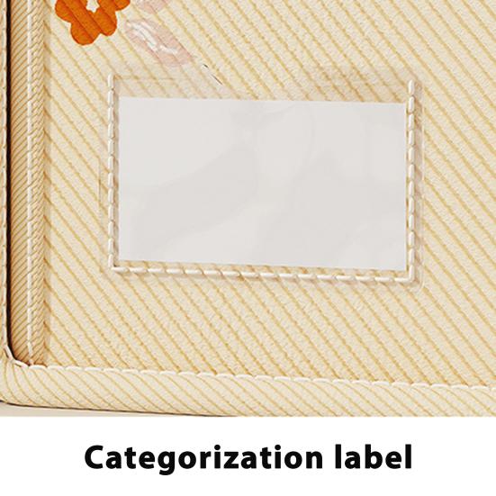 Bed Sheet Organizer Storage Box Large Capacity Dust Proof Foldable Duvet Cover Clothes Blankets Bedding Sheet Container with Handle Clear Window