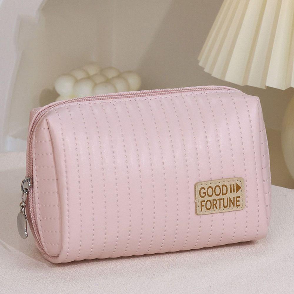 

Waterproof PU Makeup Bag Large-Capacity Makeup Pouch Creative Cosmetic Bag Women