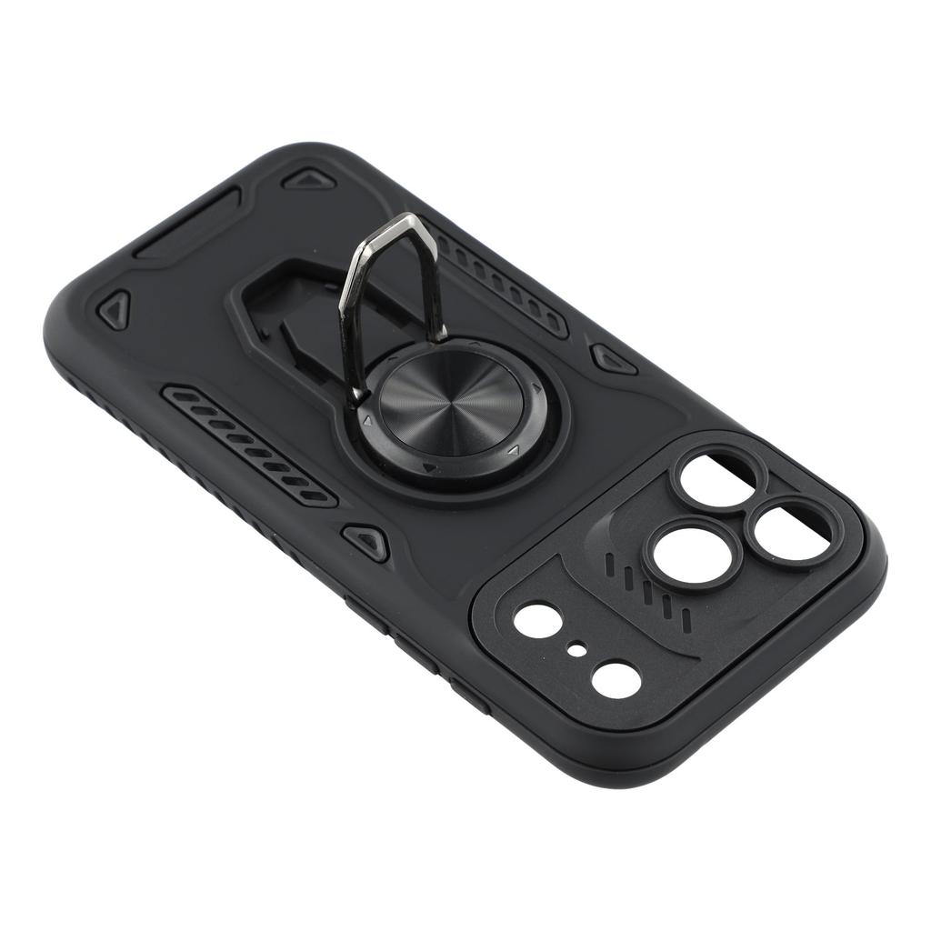 For iPhone 17 Pro Max Case with Kickstand Shockproof TPU+PC Phone Back Cover