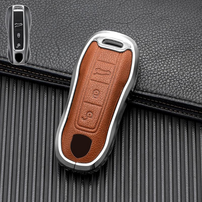 Porsche 911, Cayenne, Panamera, Macan, Taycan Metal Key Case - New Energy Series