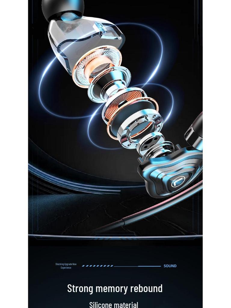 2025 Bluetooth Neckband Headphones: Wireless, Long Battery, Sport, In-Ear, Metallic Sound