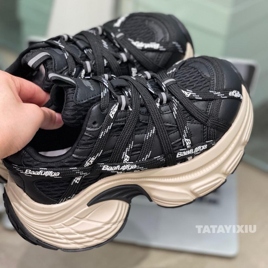 2025 autumn new women's shoes platform height increase casual sports shoes versatile fashion trend leather dad shoes women