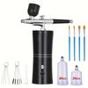 High-Pressure Nano Oxygen Injector & Airbrush Hydration Instrument for Beauty & Nail Art