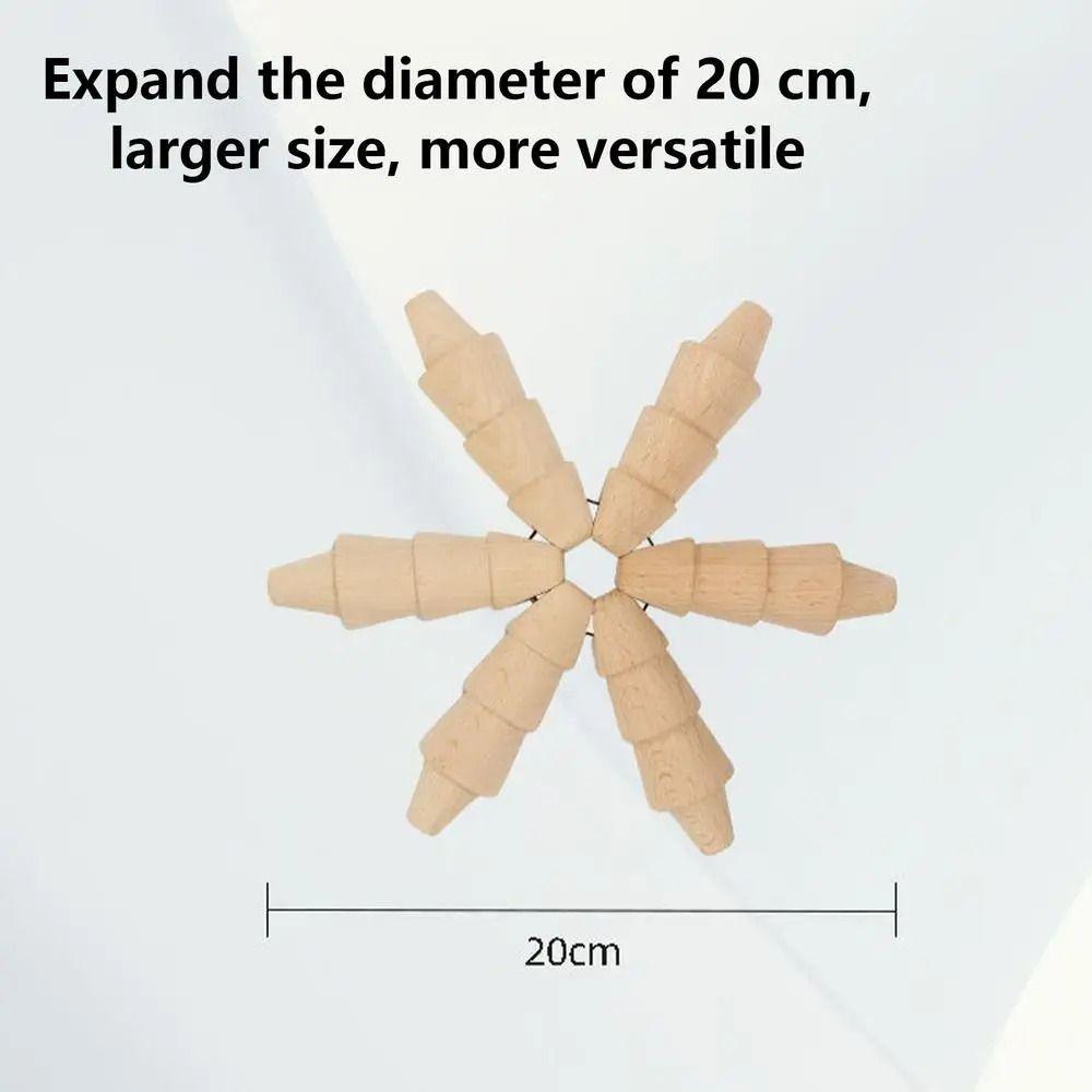 Christmas Tree Shaped Wooden Tree Coasters Wood Heat Resistant  Mat  Home Decoration