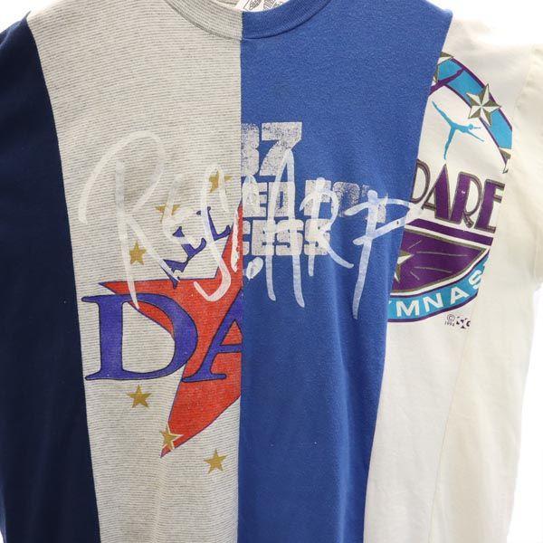 RESCARP 23ss Remake Short sleeve T-shirt Blue x White x Gray Men's Used