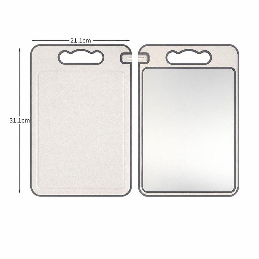 Stainless Steel Chopping Board Double-Sided Vegetable Cutting Board Cutting Board Mats  Frozen Meat