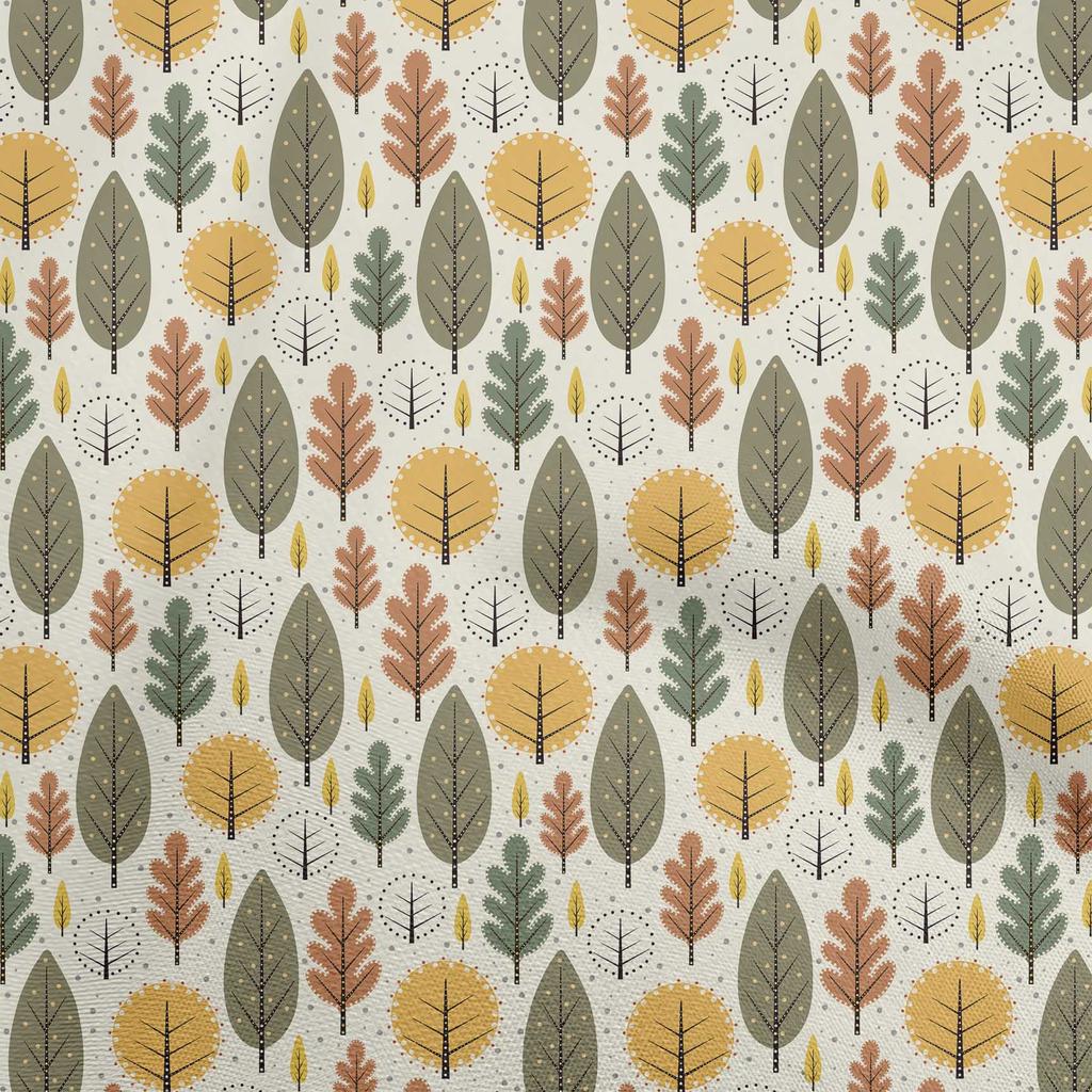 oneOone Cotton Flex Green Fabric Dotted Floral Craft Projects Decor Fabric Printed By The Yard 40 Inch