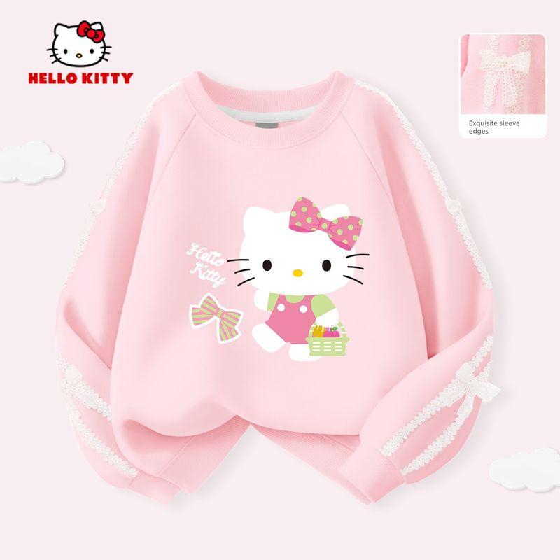 My Melody Girls' Sweatshirt Spring 2026 New Sweet and Cute Children's Long-Sleeved Top Stylish Girls' Base Shirt