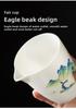 Dehua Sheep Fat Jade Porcelain Kung Fu Tea Household Set Company Activities Store Opening Business Commemorative