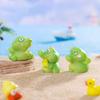 Cartoon Cute Crocodile Small Statue Cartoon Microlandscape Figurines Ornaments Funny Creative Miniatures Home Decoration Gifts