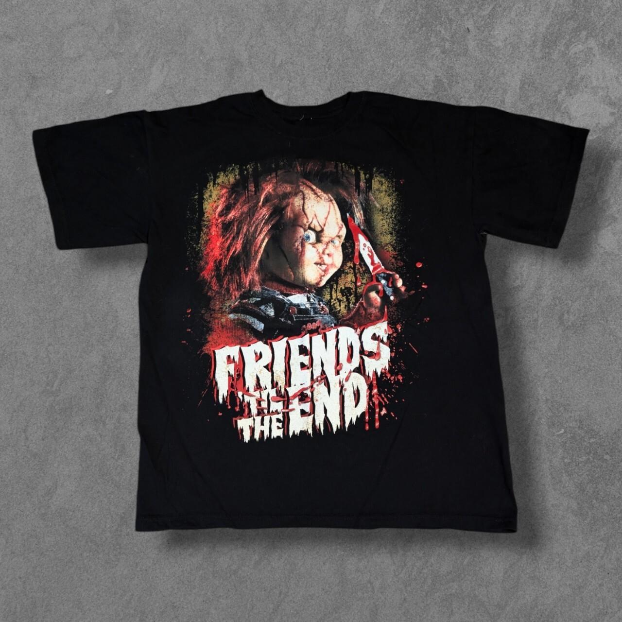 Halloween Horror Nights T-Shirt Men s Medium Chucky Friends Til The End Unisex T-Shirt M