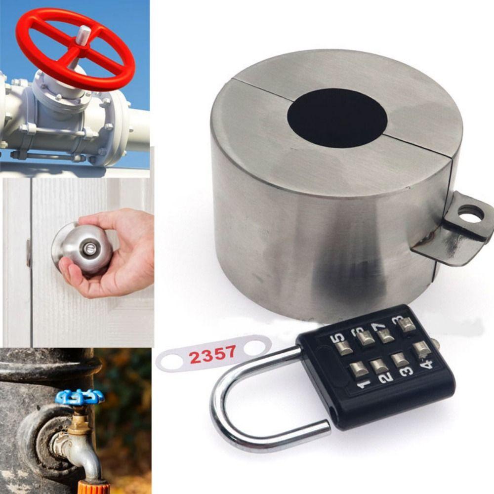 Stainless Steel Faucet Lock Cover Anti-Theft Garden Hose Tap Lock Water Spigot Lock  Outdoor