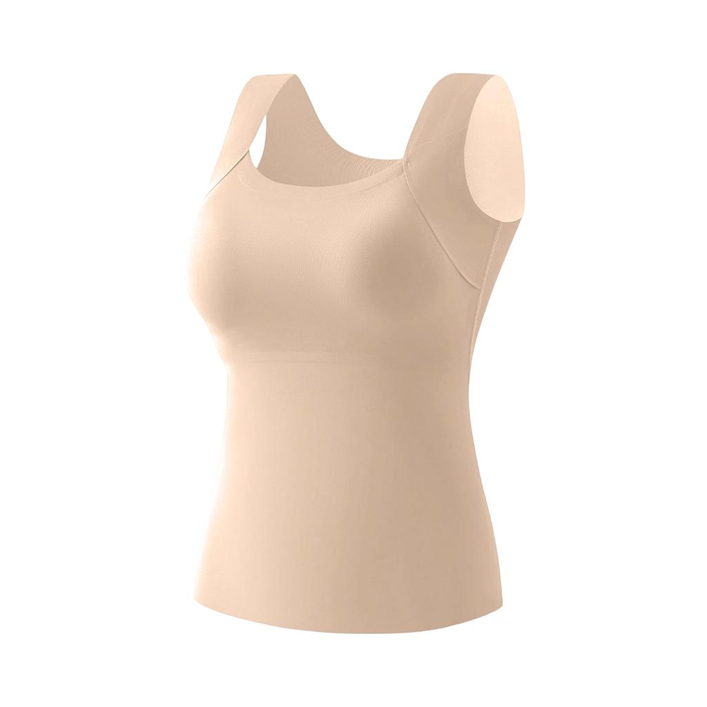 Womens Sleeveless Tank Top Casual Basic Vest Soft Fabric Relaxed Fit Round Neck Lightweight Shirt for Daily Wear