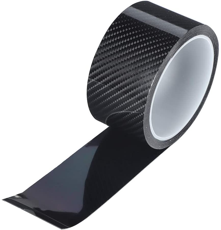 3-10m Width Length Carbon Fiber Sticker Tapes Car Anti Collision Protector Strip Wrap Auto Bumper Door Sill Protection Film