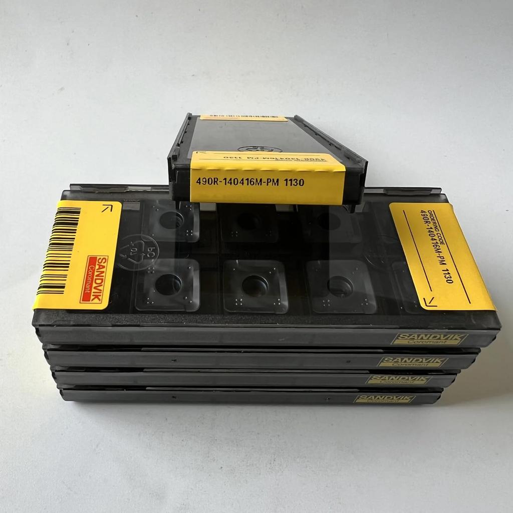 Original Sandvik / 490R-140416M-PM 1130 /  CNC lathe carbide blade 10 Pcs
