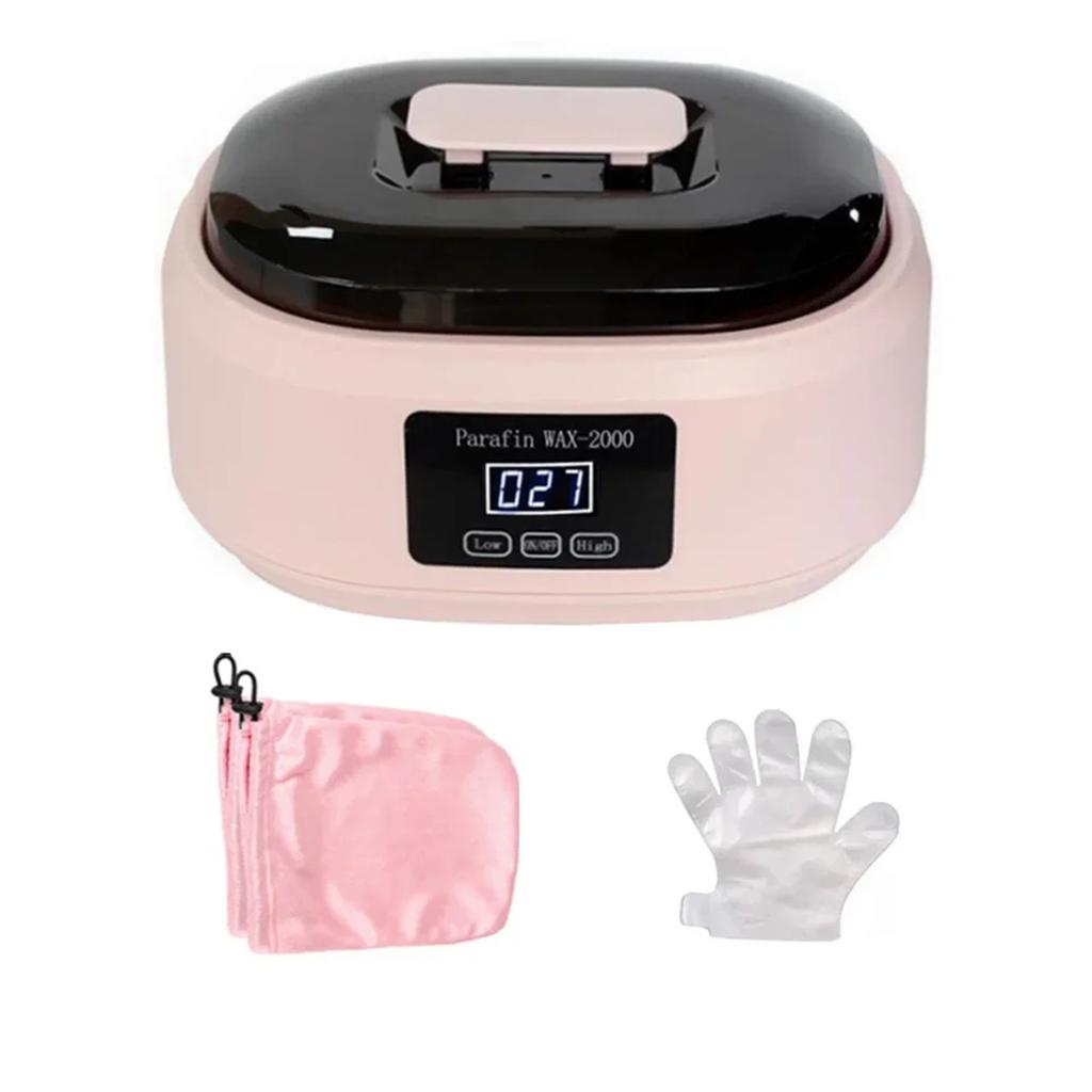 2L Paraffin Wax Machine Paraffin Bath Kit Wax Melts for Feet and Hand Paraffin Wax Warmer Foot Mask Moisturizing Socks