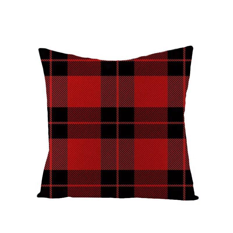 Christmas Linen Pillowcase Home Holiday Decoration Gift Pillow Cushion Cover