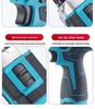 12V Dual-Speed Rechargeable Lithium Hand Drill Set - Portable & Multifunctional for DIY