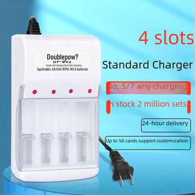 Dual-Capacity Single Slot Charger for AA/AAA Rechargeable Batteries - EU Standard Compatible