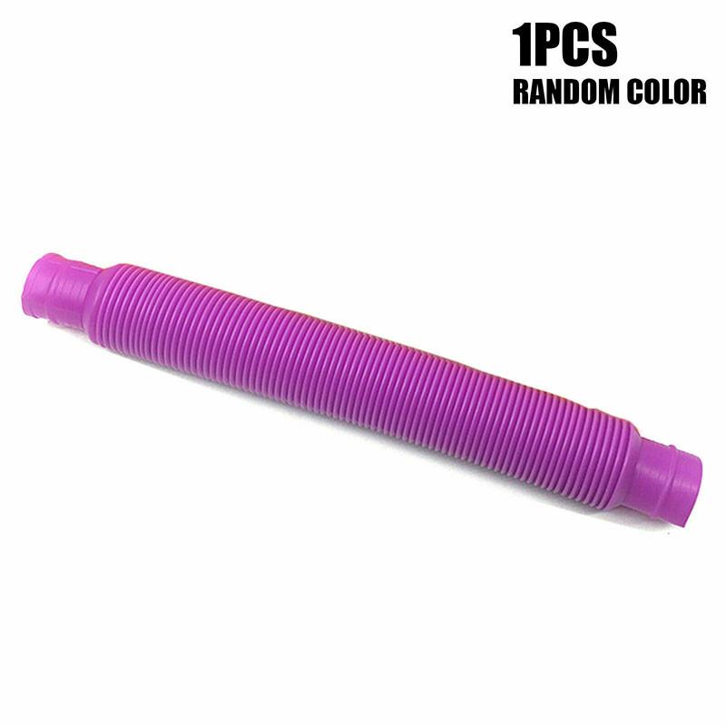 6/12 bucăți Fidget Pop Tube Jucării Senzorial Stretch Pipe Decompresie Reducerea stresului Copii Adulti Instrument senzorial de sunet