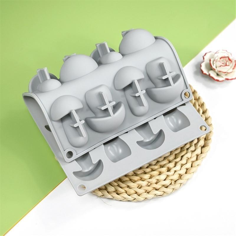 Moule Mousse Silicone 16 Trous Forme Champignon Moules à Dessert Moules à Chocolat