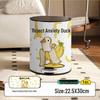 He Mu Cheng Double Layer Cartoon Stainless Steel Trash Can with Foot Pedal - Living Room & Kitchen