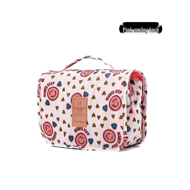 Waterproof Large Capacity Makeup Bag with Hook – Multifunctional Travel Cosmetics Storage