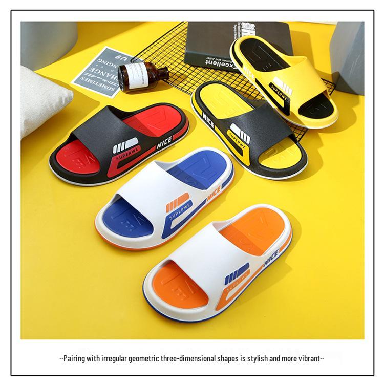 Men's Summer Non-Slip Outdoor & Indoor Cool Sport Slippers, Plus Size.