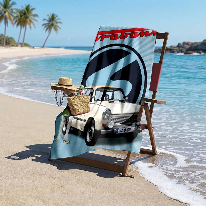 Trabant Mode Strandtuch: Ideal für Sommerabenteuer Weich, saugfähig und schnell trocknend geeignet zum Schwimmen und Baden