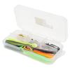 45pcs Fishing Hooks Tackle Kit Fishing Accessories Set with Tackle Box Bait Hook Fishing Swivel for Saltwater
