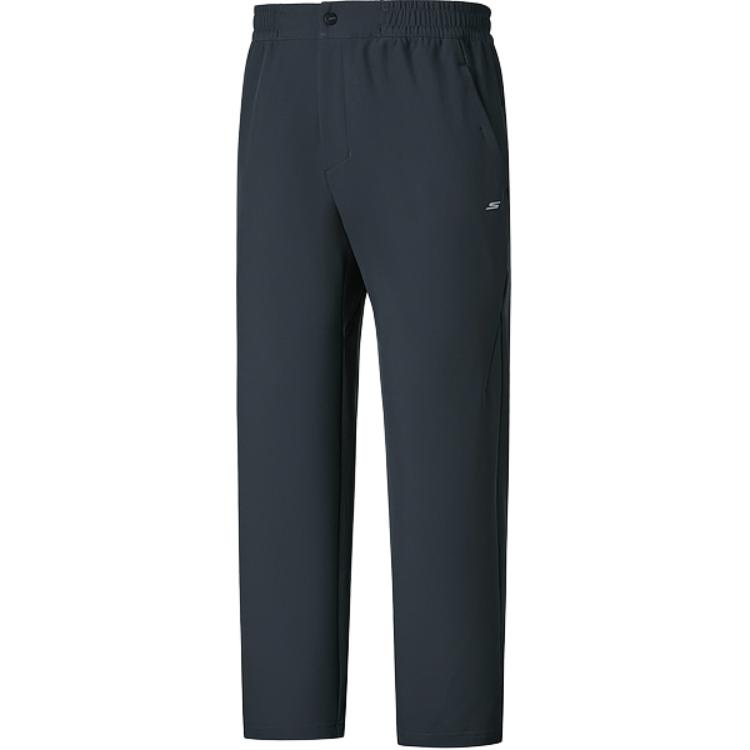 Skechers Warm Wrinkle-Resistant Water-Repellent Windproof Durable Woven Straight-Leg Casual Pants Men bottoms P425M247-0515