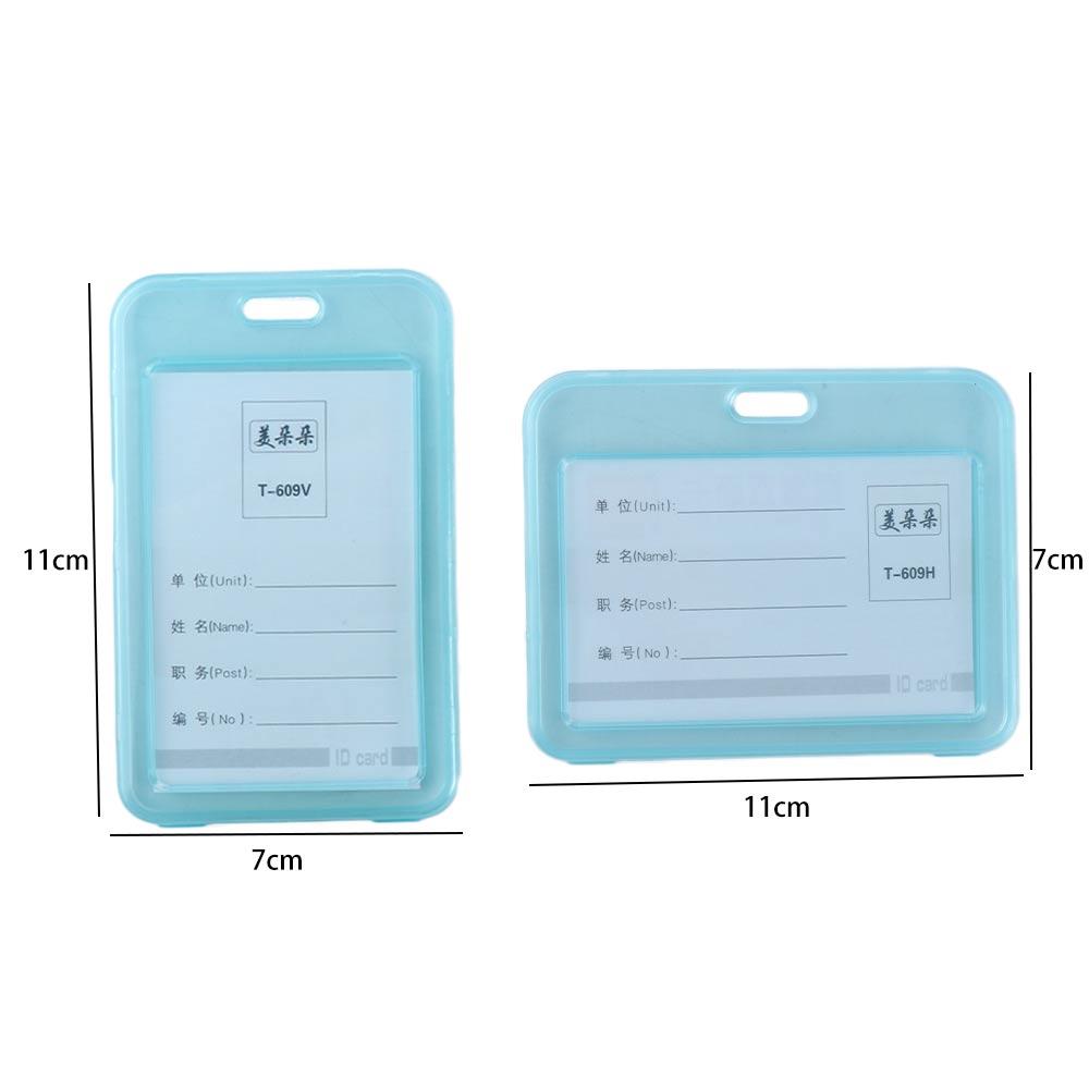 School Supplies Bus Card Holder Transparent Card Cover Student Card Sleeves Credit Cards Protector