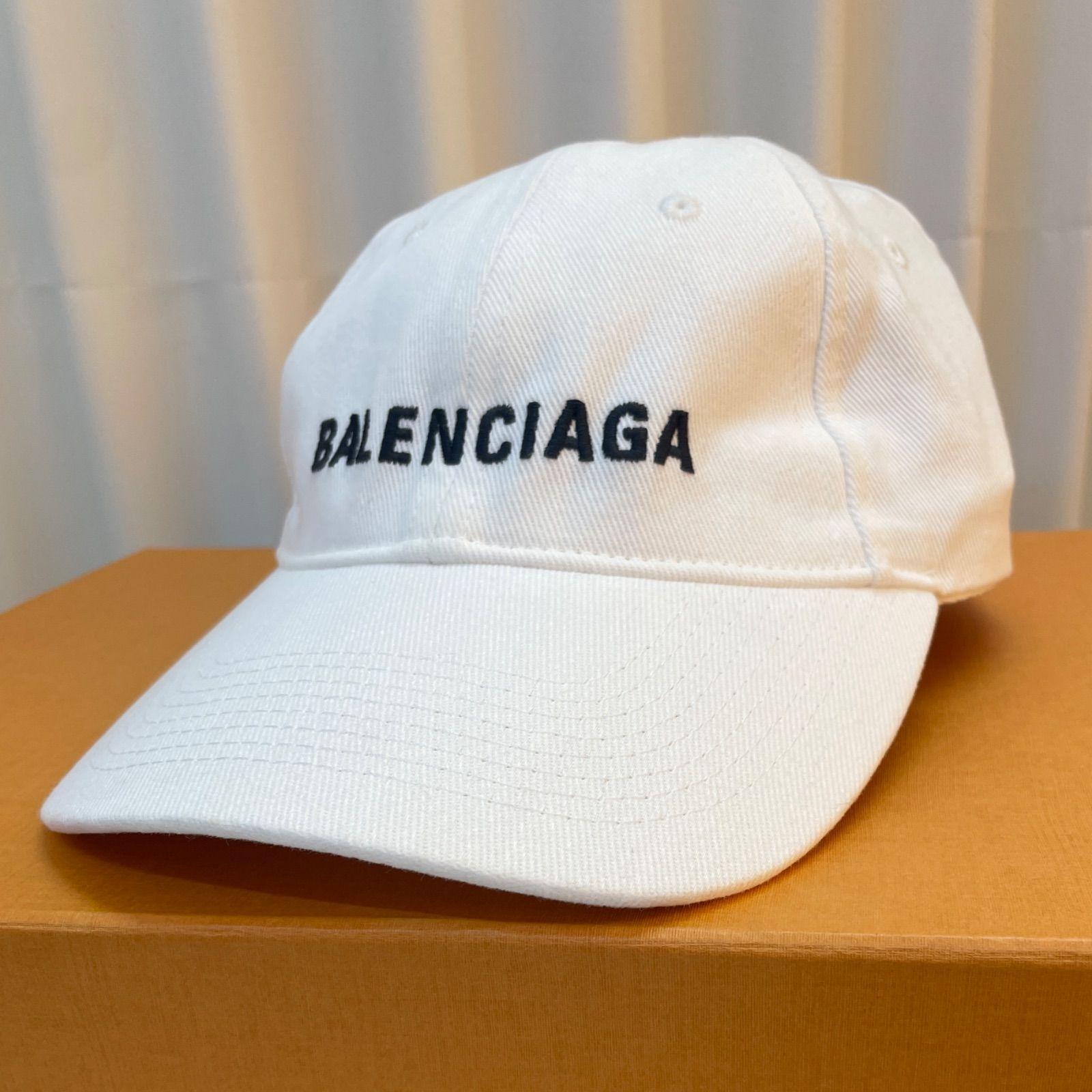 Used BALENCIAGA White Cap ARCHETYPE Management Number SC710