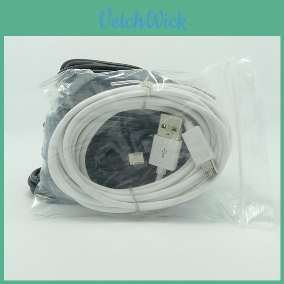 Premium 3m Usb A Male To Micro Usb 2.0 Data Sync Charger Cable In Durable Nylon Design