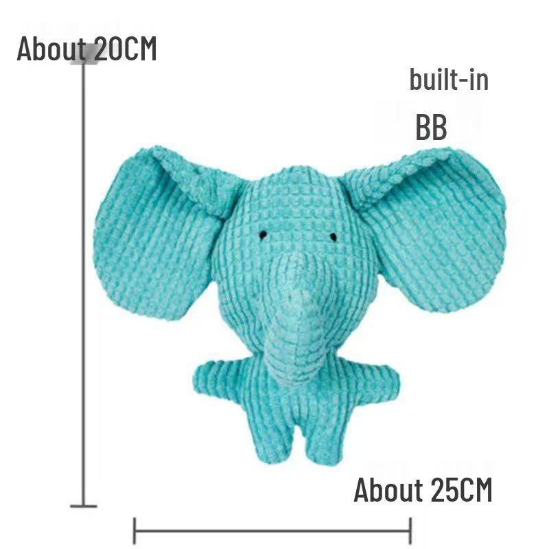 Plush Squeaky Frog & Hippo Chew Toy for Dogs - Teeth Cleaning and Play