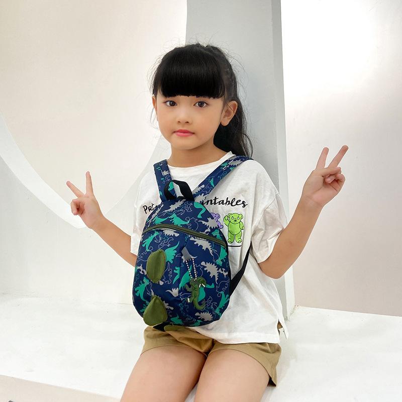 New Cute Dinosaur Baby Boy and Girl Schoolbag, Cartoon Kindergarten Schoolbag, Early Education Class Children's Schoolbag