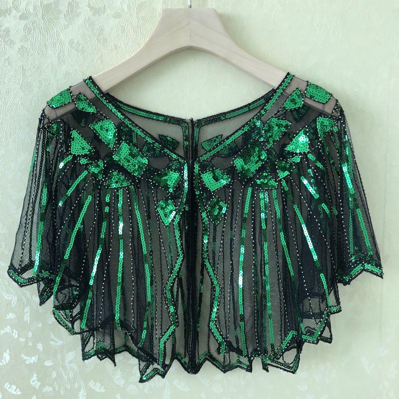 Women's Summer Sequin Shawl Cardigan: Versatile Evening Cape for Sun Protection, Perfect with Skirts.