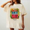 T-shirt Haiti adolescente Grunge hip hop Comoda Retro Traspirante Vintage alla moda Comoda harajuku Punk Pastello anime