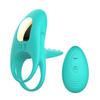 Sex Shops High Quality Silicone Dual Cock Ring Vibrator for Male Penis Enlarger Ring