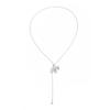 SHIXIN 2026 Creative Smooth Horse Pendant Necklaces Women Sexy Pulling Tassel Snake Bone Chain Long Sweater Chain Jewelry Gift