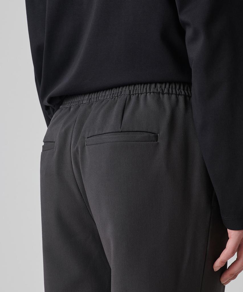 MUSINSA STANDARD Genderless Wide Banding Slacks [Gunmetal]
